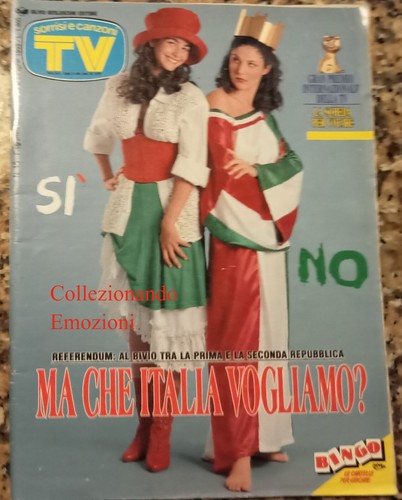 TV SORRISI E CANZONI N.16 1993-Minghi-Gabriella Carlucci- D'Angelo-Amedeo Minghi - 第 1/5 張圖片