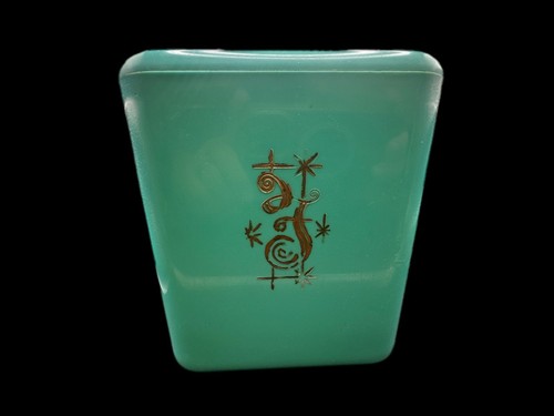 Vintage 1950s Lustro Ware Turquoise 4 Piece Canister Set Flour Sugar Coffee Tea - Picture 2 of 24