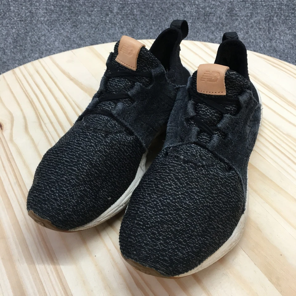 New Balance Shoes Womens 9 Fresh Foam Cruz v1 Sneakers Black Magnet NO INSOLES - Image 3 of 4