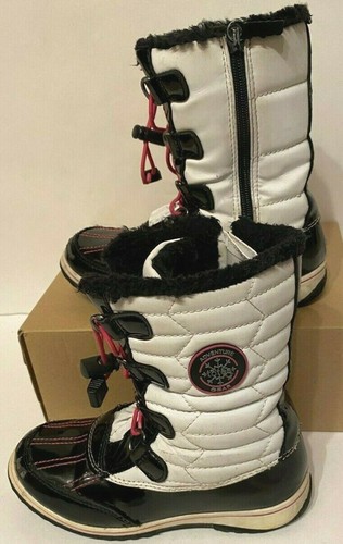 TOTES WINTER BOOTS KID GIRLS BLACK/WHITE/PINK style:KYLIE BLACK size 1M - Bild 11 von 11