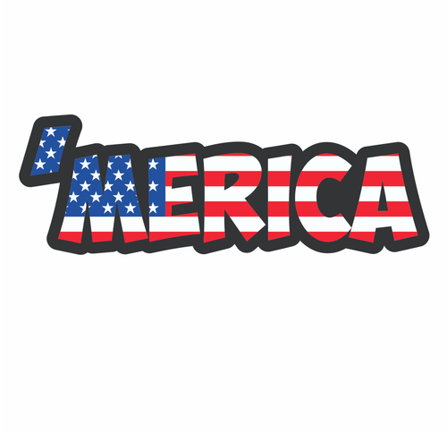 'Merica Decal Sticker | Select Size | Outdoor Durable | America USA JDM Bumper - Picture 3 of 9
