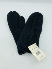 Vintage UNUSED Montage Ladies Winter 100 Acrylic Gloves Black - One Size