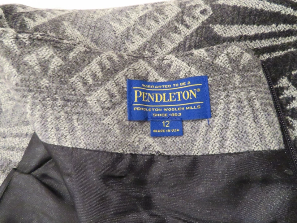 Falda Lápiz Pendleton Woolen Mills Hecha en EE. UU. Talla 12 Nueva con Etiqueta Precio de venta sugerido por el fabricante $229 Foto 4 de 4