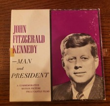 JFK Film 8mm Home Movie John Fitzgerald Kennedy Man and President Castle
