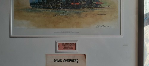 David Shepherd "The East Somerset Railway Black Prince & The Green Knight..." - Imagen 6 de 10