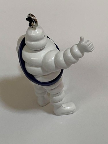 New Michelin Man Bibendum Key Charm White No Box Bag Charm Michelin Tire - Bild 6 von 7