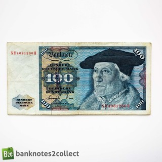GERMANY: 1 x 100 German Mark Banknote. Dated 01.06.77.