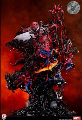 PCS Maximum Carnage Fine Art Bust RARE Statue, Sideshow, New Sealed, 88 of 300 - Picture 12 of 13