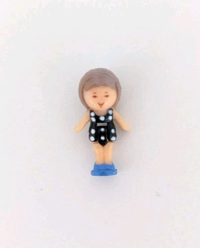1990 Polly Pocket ⭐️Little Lulu In Her Necklace Figure Only⭐️ Bluebird Toys Vtg
