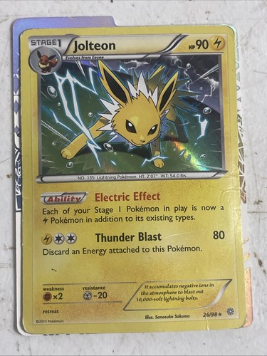 Jolteon 26/98 Holo Rare XY - Ancient Origins Hp