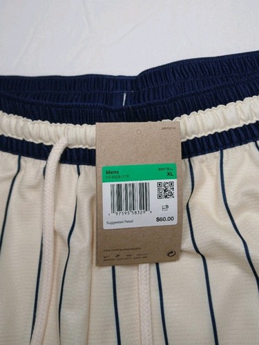 Pantalones cortos de baloncesto Nike Dri-FIT DNA para hombre talla XL blanco roto azul marino HF4428-110 - Imagen 9 de 9