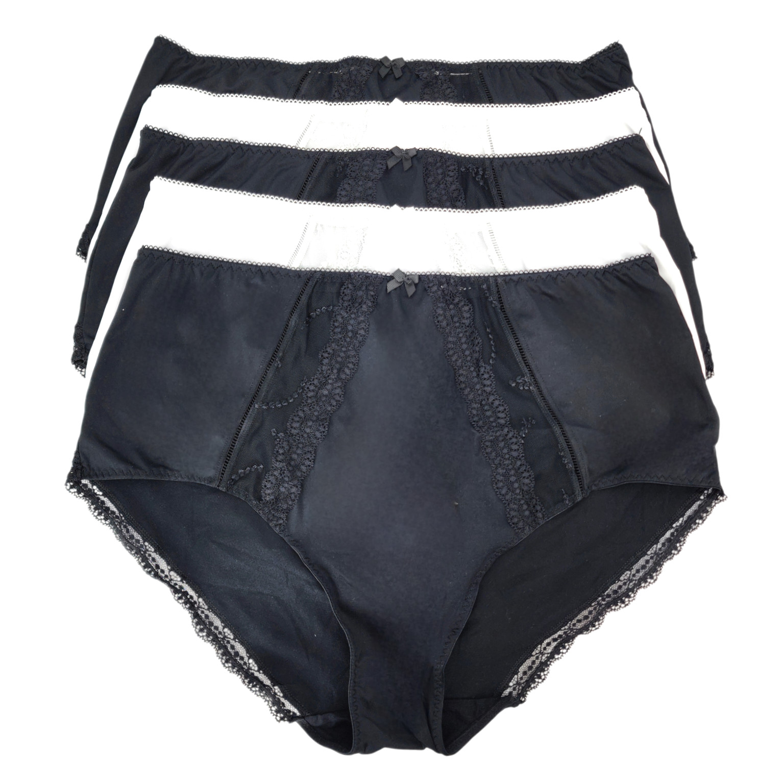 M&S 5-Pack Microfibre & Embroidered Full Briefs