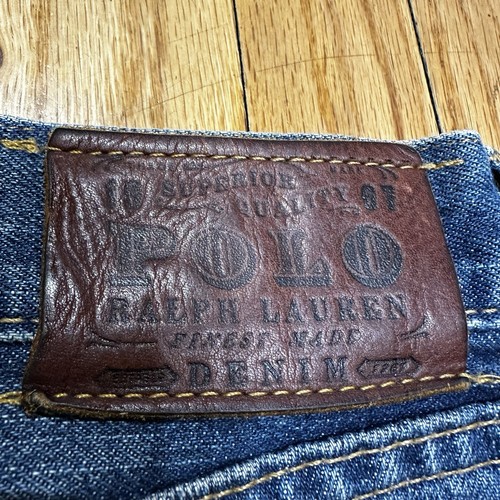 Vintage Polo Ralph Lauren Men’s Jeans 32x30 Classic Fit Y2K Denim Whiskers - Picture 17 of 17