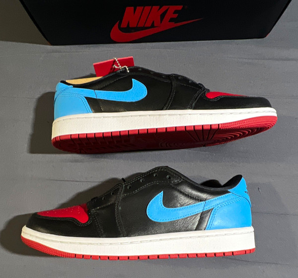 Jordan Mujer Air Jordan 1 Retro Low OG NC to Chi Negro/Azul/Rojo CZ0775-046 8W
