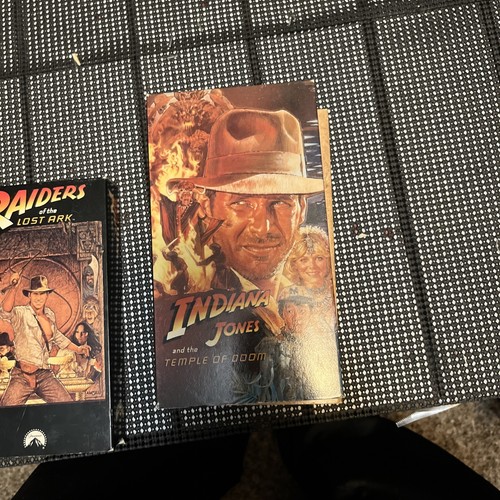 Indiana Jones Trilogy VHS 4-Tape BOX SET 1989 Harrison Ford, Sean Connery - Picture 3 of 11