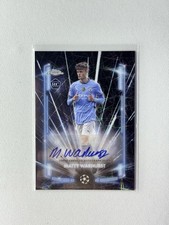 2024-25 Topps Chrome UEFA Matty Warhurst Black Lazer Auto RC #BLA-MW