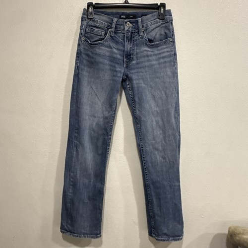 BKE Jake Straight Leg Jeans 27x30 Light Blue Faded Midrise Stretch Denim Casual - Picture 4 of 12