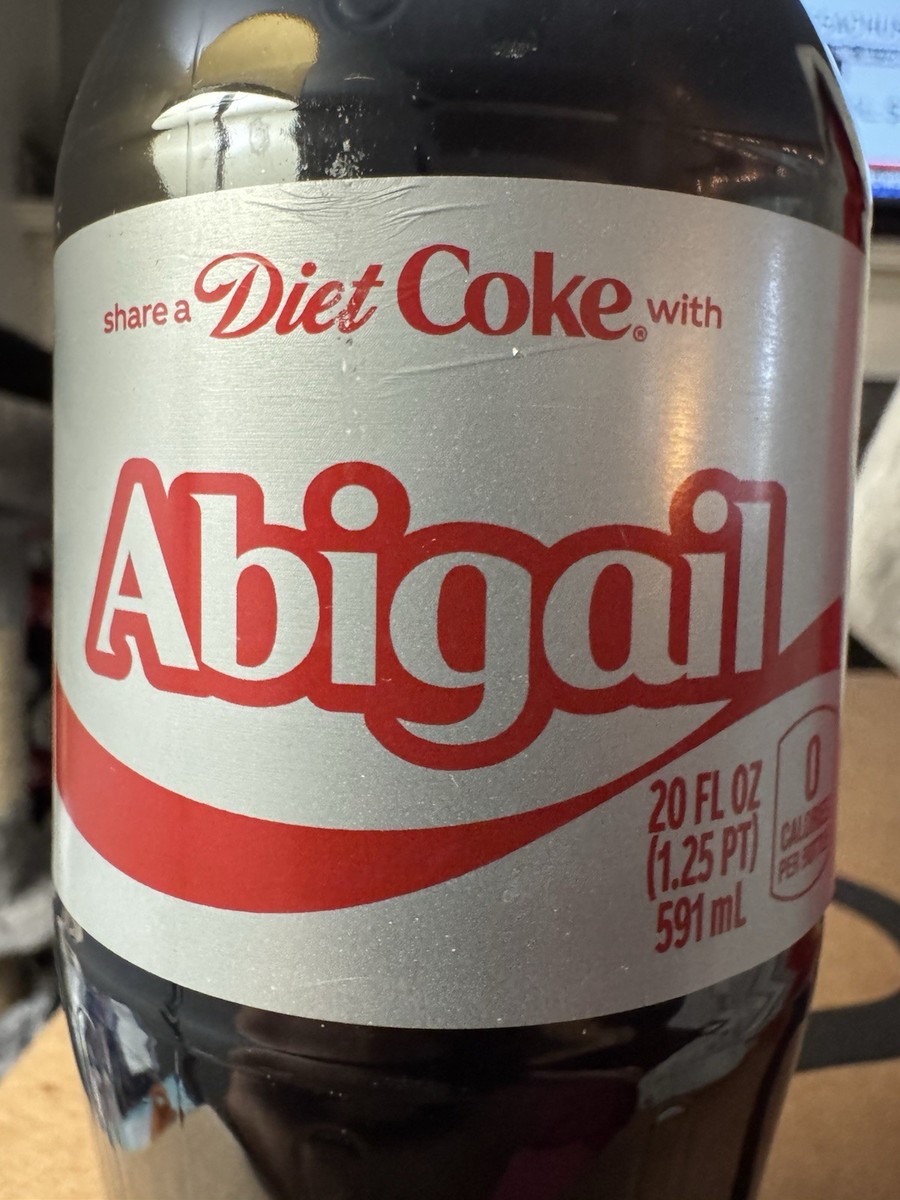 Share a Coke with Abigail 2025 Personalized Gift Coca~Cola Bottle