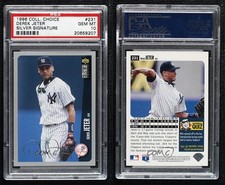 1996 Collector's Choice Silver Foil Signature Derek Jeter #231 PSA 10 GEM MT HOF