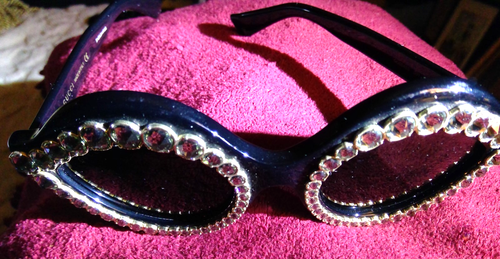 GUCCI BLACK CAT Eye Swarovski Crystals Sonnenbrille 😎 Neuwertig! - Bild 8 von 10