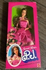 Vintage 1983 Barbie Sweet Roses PJ Doll Steffie Face Mattel #7455 MIB Sealed!