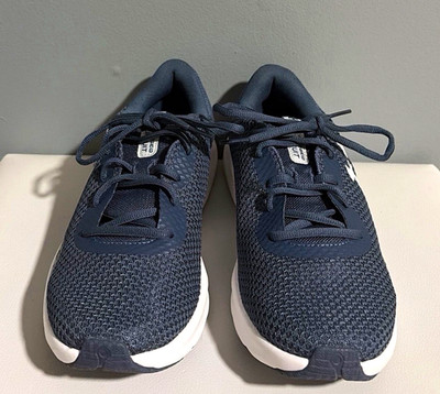 Under Armour Charged Men's Mesh Lace-Up Low Top Sneakers Navy/White 3024889-0