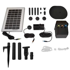 47 In. Lift 79 GPH Solar Pump and Panel Kit with Battery Pack
