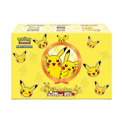 Pokemon TCG Scarlet & Violet Pikachu Present Box Korean Version Sealed NEU