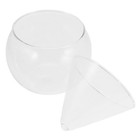 2 pcs  Cocktail Glasses Dessert Cup Ice Cream Holder Pudding Cup (Transparent)