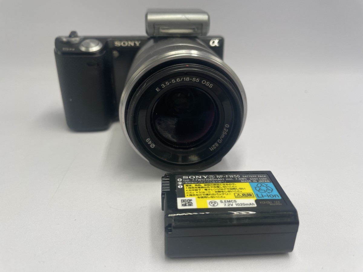 READ Sony Alpha NEX-5N 16.1MP Digital Camera Silver Kit w/ 18-55mm