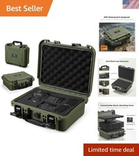 Waterproof Hard Case, Protective Case with Pre-Scored Foam