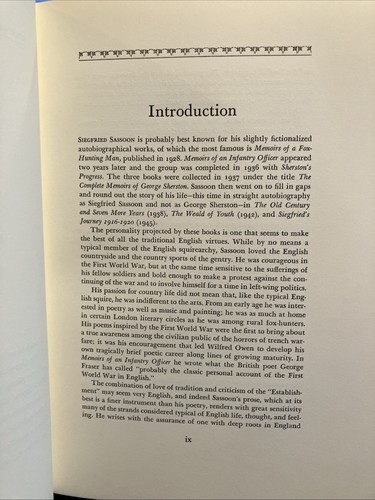 Memoirs of an Infantry Officer by Siegfried Sassoon Limited Ed. Club, Signed - Picture 12 of 14