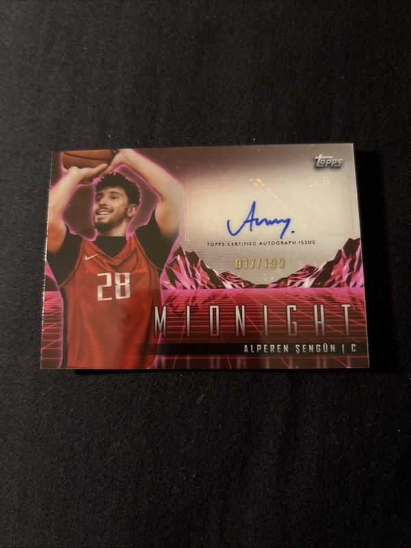 2023-24 Topps Midnight - Horizon Signatures Alperen Sengun #HS-AS Twilight /199