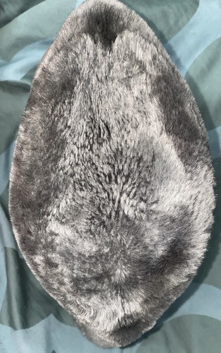 VTG Gray Hat United Hatters Cap & Millinery Workers Union USA Faux Fur Size XL - Picture 6 of 7