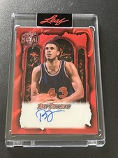 2025 Leaf Metal Halloween Brad Daugherty Blood Auto #’d 3/13