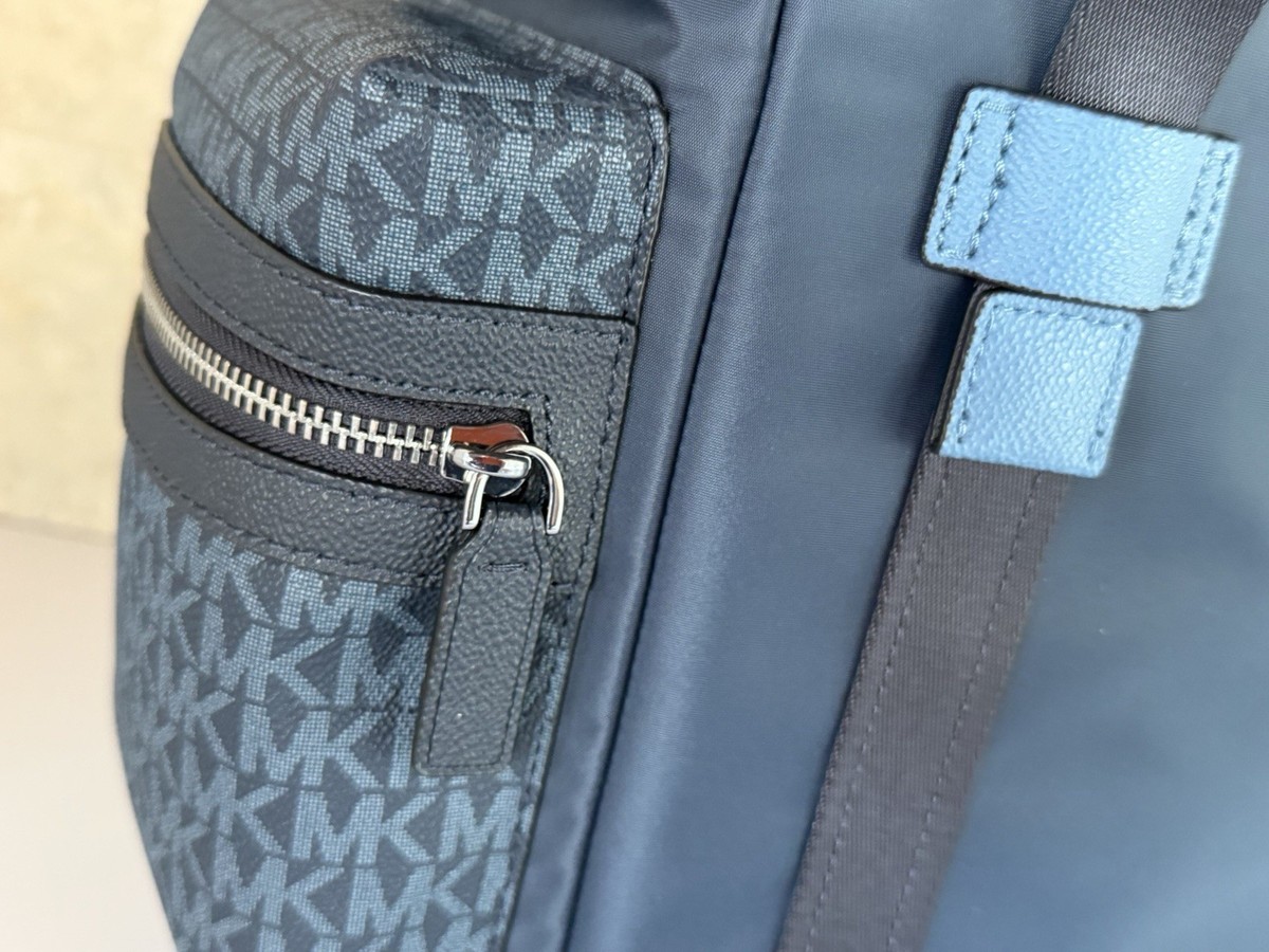 Michael Kors Cooper Large Utility City Backpack MK Cornflower Blue Michael Kors Cooper Large Utility City Backpack MK Cornflower Blue