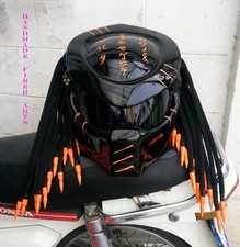 Casque de moto Predator personnalisé noir