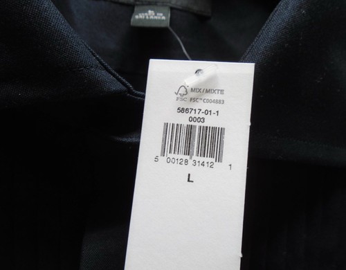 Neu mit Etikett Banana Republic Large schwarzes Herrenhemd - Bild 7 von 9