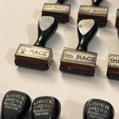 RARE Libien Press NYRA Parimutuel Stamps 1-12 RACE + PP1-8 Vintage 1950s Horse - Bild 13 von 17