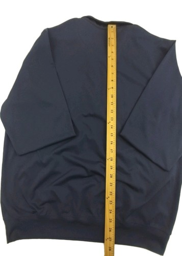 Donald Ross Golf Jacket Large 1/2 Zip Windbreaker Navy Blue Lonepalm Club - Picture 11 of 12