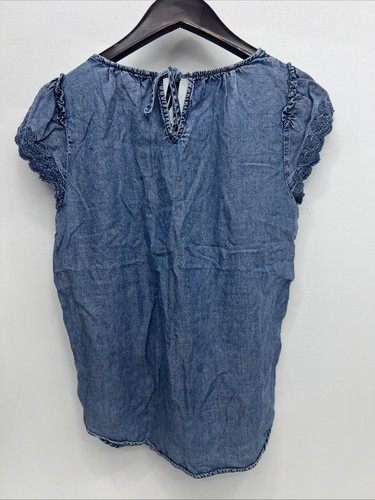 Lauren Conrad Women’s Denim Blouse- Size XS - Picture 4 of 6