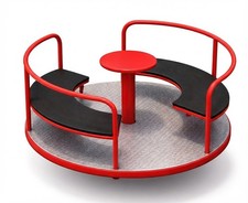 Spielplatz Geräte Kinderkarussell Drehplatte Karussell Ringelreiten Sofort