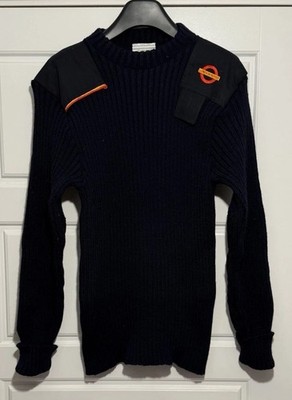 TFL London Busse Pullover Transport For London dunkelblau Servicepullover Vintage