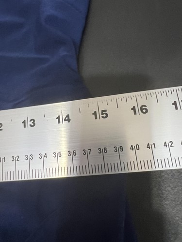 Lauren Ralph Lauren Dress Womens 8 Indigo Blue Draped Cowl Neck 3/4 Bell Sleeve - Picture 11 of 14