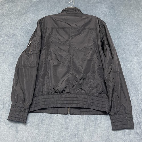 INC International Concepts Jacket Mens Medium Black Nylon Lined Hiking Outdoor - Picture 11 of 15