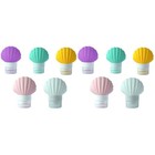  10 pcs Silicone Travel Bottle Shell Travel Cosmetics Packaging Bottle
