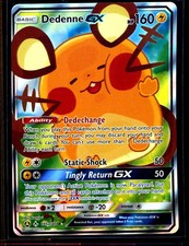 Dedenne GX 195a/214 Unbroken Bonds Alternate Art Promo TCG Pokemon NM 1001#222