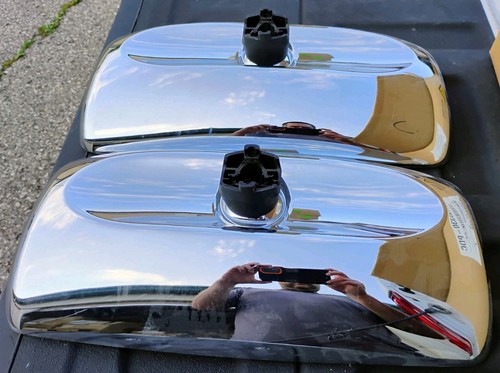 USED Freightliner / Mekra 514145330 Mirror Head Chrome Manual - Both Sides - Picture 2 of 4