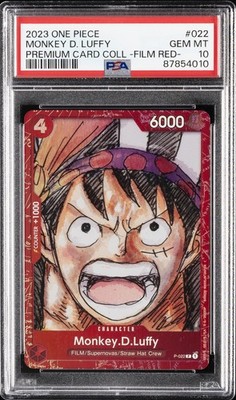ワンピースフィルムレッド限定カードPSA10 ONE PIECE PREMIUM CARD COLLECTION -ONE PIECE FILM RED- MONKEY D