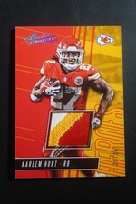 2018 Panini Absolute Kareem Hunt #AHM-KH Heroes Jersey Patch /25 DV136